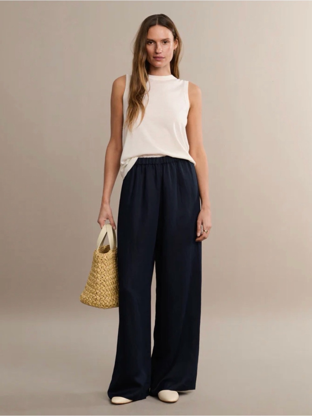 NEW Jenni Kayne Summer Demi Pant in Navy